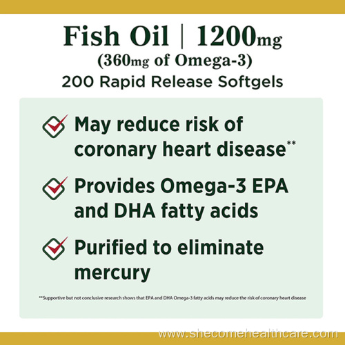 omega3 epa fish oil Supports Immune omega3 softgels